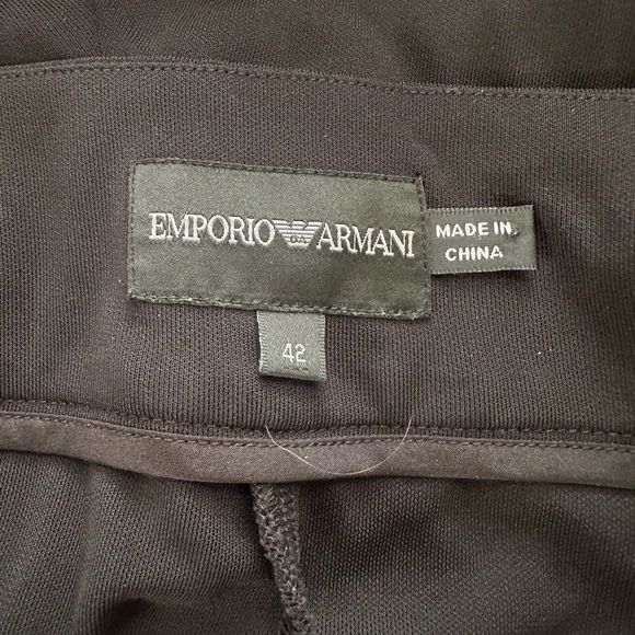 Emporio Armani Classic Black Trousers - Picture 7 of 8